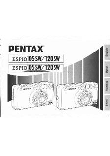 Pentax Espio 120 SW manual. Camera Instructions.